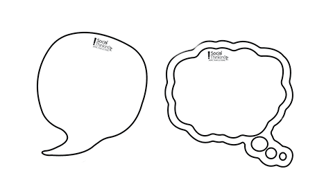 Thought & Speech Bubble