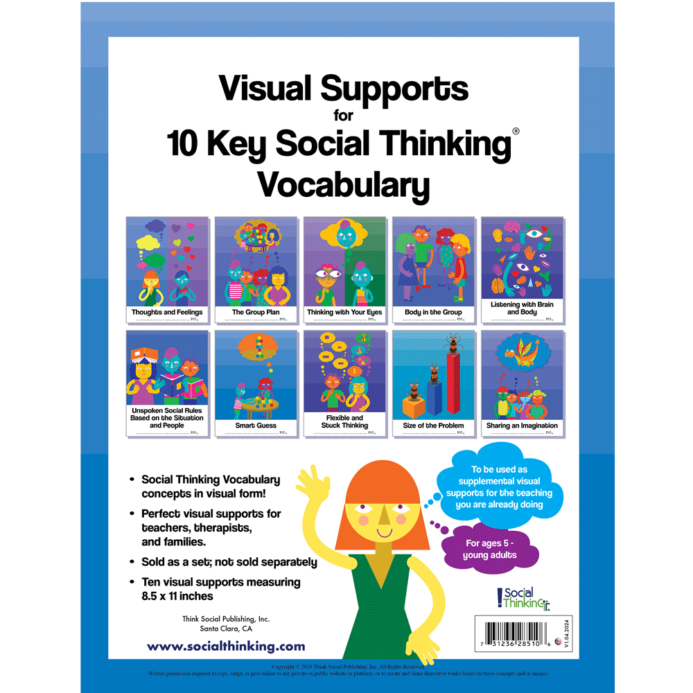 Visual Supports for 10 Key Social Thinking Vocabulary Concepts