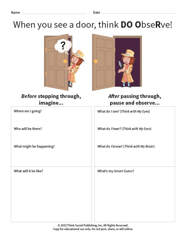 DO ObseRve Thinksheet