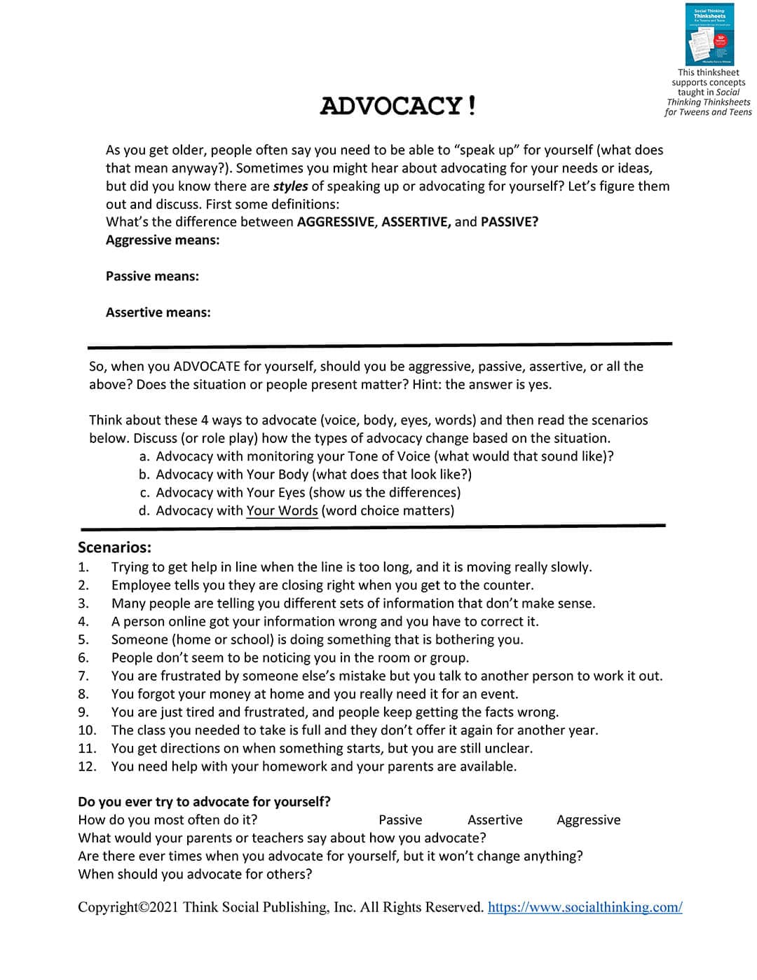 What is Self-Advocacy?