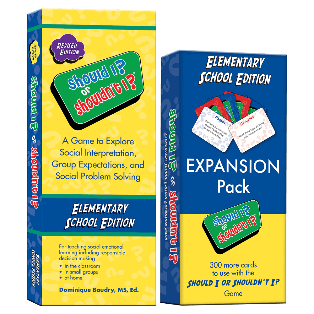 Should I? or Shouldn't I? Elementary Game + Expansion Pack Bundle