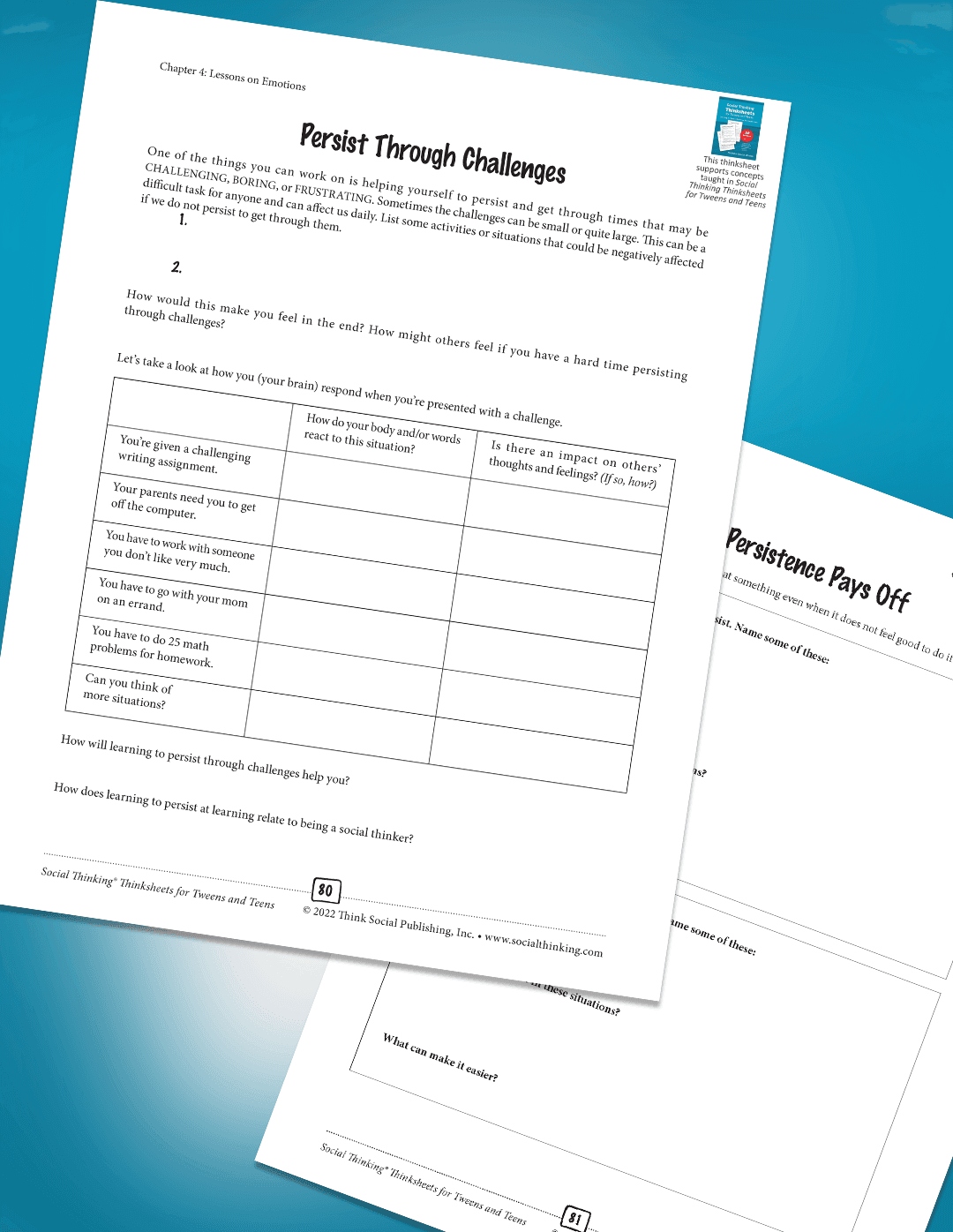 Persistence Through Challenges